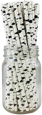 BARCONIC PAPER STRAWS - USA - 100 PACK