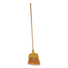 BOARDWALK YELLOW ANGLE BROOM /  53" WOODEN HANDLE (EACH)