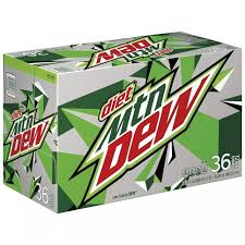 DIET MOUNTAIN DEW / 12 OZ CANS / 36/PK (CASE)