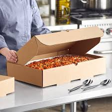 CORRUGATED CATERING BOX / 21" X 13" X 4" / DEEP FULL PAN /