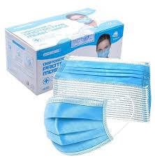 3 PLY DISPOSABLE PROTECTIVE FACE MASK (50/BOX)