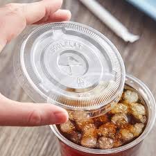 CHOICE PET CLEAR STRAW SLOT LI D / FITS 16-24 OZ (20/50/1,000