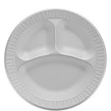 FOAM PLATE / 10.25" / WHITE / NON-LAMINATED (500/CS)