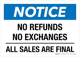 SPECIAL ORDER / NO RETURNS /  NO CANCELLATIONS
