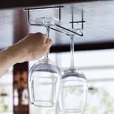 GLASS HANGERS CHROME PLATED 10"