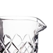 BARCONIC 22 OZ DIAMOND PATTERN MIXING GLASS