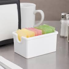PLASTIC SUGAR PACK HOLDER (WHITE)