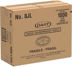 8JL / PLASTIC LIDS, FOR 8OZ HO T/COLD FOAM CUPS, VENTED (10/1