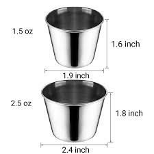 (SINGLE)SAUCE CUPS (2.5 OZ.)