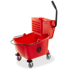 26 QT. TUFF SIDE-PRESS MOP BUCKET / SIDE-PRESS WRINGER