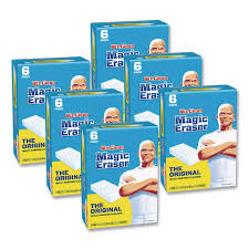 MAGIC ERASER 2 3/10 X 4 3/5 X  1, WHITE, 6/PACK, 6 PACK/CARTO