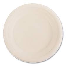 6" BAGASSE PLATE / SUGARCANE / TAN / 1,000 PER CASE [CASE]