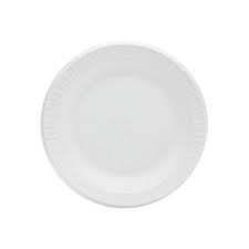 10PWF / DART 10.25" WHITE PLASTIC PLATE (500/CS)