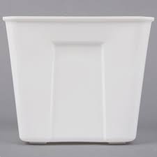 ICE BUCKET / 3 QT SQUARE / WHITE (72/CS)