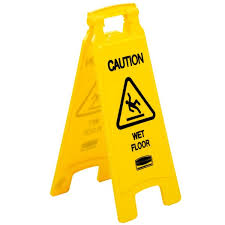 CAUTION WET FLOOR SIGN / 25" (EACH)
