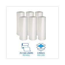 33 GAL / 33 X 39 / LD / WHITE / 0.6 MIL / 150 PER CASE