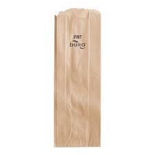 PINT-SIZED BROWN PAPER BAG / 35 LBS (500/BNDL)