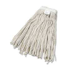 MOP HEAD / CUT END / WHITE / MEDIUM / 24 OZ / EACH
