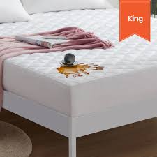 MATTRESS PAD FITTED / KING / 78 X 80 X 15