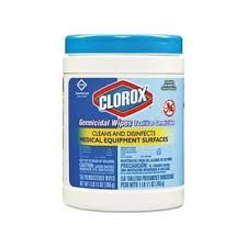 CLOROX / BLEACH GERMICIDAL WIPES / 70 WIPES / 6