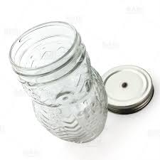 14 OZ BARCONIC MASON JAR WITH HANDLE (12/CASE)