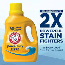 ARM & HAMMER LAUNDRY DETERGENT / CLEAN BURST / 105 OZ / 4 PER