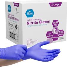EXTRA LARGE GLOVES / LATEX / POWDER FREE (10/100/1,000)