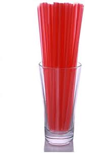 BARCONIC RED 8 INCH STRAWS 250 PACK (8 INCH X .29 DIAMETER)