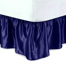 BED SKIRT / POISED NAVY / KING / 78 X 80 X 15