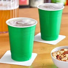 16 OZ GREEN PLASTIC COLD CUP (1,000/CS)