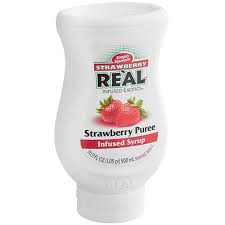 REAL STRAWBERRY PUREE INFUSED SYRUP / 16.9 FL OZ [EACH]