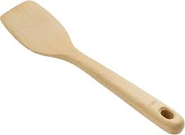 WOOD HANDLE UTENSILS (SOLID FLEXIBLE TURNER,