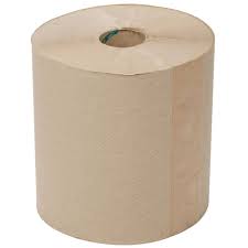 HARDWOUND PAPER TOWEL / BROWN  /8" X 700' / 6 PER CASE [BTOW]