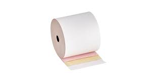 BOND REGISTER ROLL / 3-PLY CARBONLESS / 3 X 67 (50/CASE)