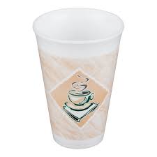 16X16G / 16 OZ DART CAFE G FOAM CUP (40/25/1,000)