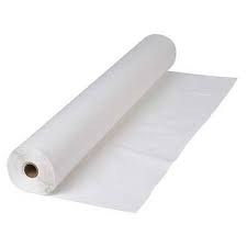 PAPER ROLL TABLE COVER / WHITE EMBOSSED / 40" X 300' (ROLL)