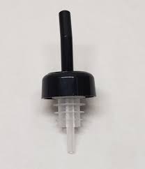 BLACK PLASTIC POUR SPOUTS (DOZEN)