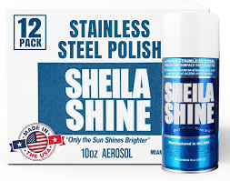 SHEILA SHINE STAINLESS STEEL CLEANER & POLISH, 10OZ AEROSOL