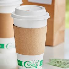 HOT CUP SLEEVE / KRAFT / FITS 10 - 20 OZ PAPER CUPS / 1,200