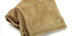 MICRO FLEECE BLANKET / KING /  TAN / 108 X 90 (EACH)
