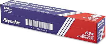 HEAVY-DUTY ALUMINUM FOIL ROLL, 18" X 500 FT