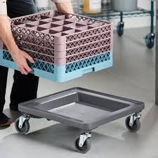 GLASS RACK DOLLY / GRAY (EACH)