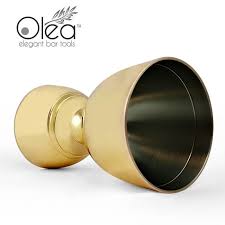 OLEA BELL JIGGER - GOLD PLATED - 1OZ X 2OZ