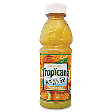 *TROPICANA ORANGE JUICE -  10 OZ BOTTLE / 24 PER CASE (CASE)