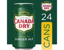 *CANADA DRY / GINGERALE / 12  OZ CANS / 24 PACK (CASE)