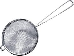 8" x 3" Stainless Steel Fine Mesh Strainer (EACH)