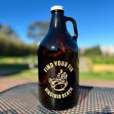 AMBER GROWLERS - 64OZ