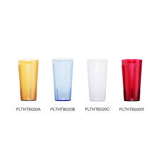 20 OZ CLEAR STACKABLE PEBBLED TUMBLERS -12PK
