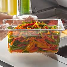 1/3 SIZE 6" DEEP CLEAR POLYCAR BONATE FOOD PAN [EACH]