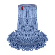 MOP HEAD / LOOPED END / BLUE / MEDIUM / 24 OZ / EACH